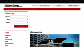 What Salaodecarros.com.br website looked like in 2020 (3 years ago)