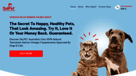 What Salpet.com.au website looked like in 2020 (3 years ago)