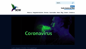 What Scwcsu.nhs.uk website looked like in 2020 (3 years ago)
