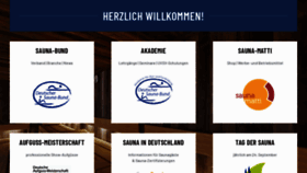 What Sauna-bund.de website looked like in 2020 (3 years ago)