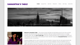What Samanthastable.com website looked like in 2020 (3 years ago)
