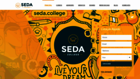 What Sedacollege.com.br website looked like in 2020 (3 years ago)