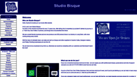What Studiobisque.co.uk website looked like in 2020 (3 years ago)