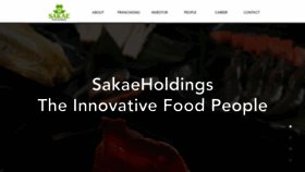 What Sakaeholdings.com website looked like in 2020 (3 years ago)