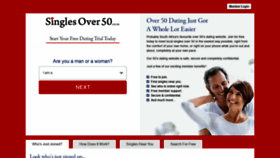 What Singlesover50.co.za website looked like in 2020 (3 years ago)