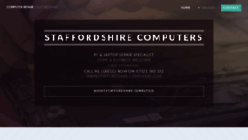 What Staffordshire-computers.com website looked like in 2020 (3 years ago)