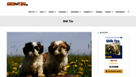 What Shihtzu.de website looked like in 2020 (3 years ago)