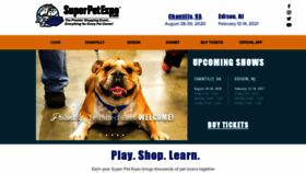 What Superpetexpo.com website looked like in 2020 (3 years ago)