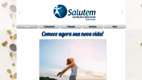 What Salutemnutricao.com.br website looked like in 2020 (3 years ago)
