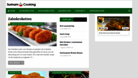 What Surinamcooking.com website looked like in 2020 (3 years ago)