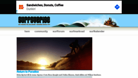What Surfsverige.se website looked like in 2020 (3 years ago)