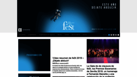 What Sevillafest.com website looked like in 2020 (3 years ago)