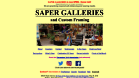 What Sapergalleries.com website looked like in 2020 (3 years ago)