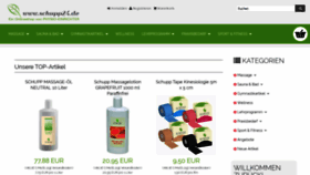 What Schupp-shop.de website looked like in 2020 (3 years ago)