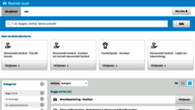 What Sjalvservice.malmo.se website looked like in 2020 (3 years ago)