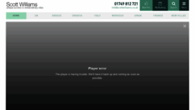 What Scottwilliams.co.uk website looked like in 2020 (5 years ago)