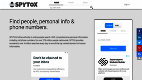 What Spytox.com website looked like in 2020 (3 years ago)