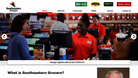 What Segrocers.com website looked like in 2020 (3 years ago)