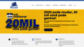 What Sistemaprever.com.br website looked like in 2020 (3 years ago)