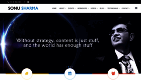 What Sonusharma.in website looked like in 2020 (3 years ago)