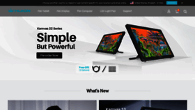 What Store.huion.com website looked like in 2020 (3 years ago)
