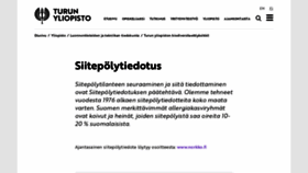 What Siitepoly.fi website looked like in 2020 (3 years ago)