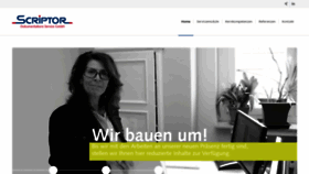 What Scriptor.de website looked like in 2020 (3 years ago)