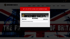 What Sidekickboxing.co.uk website looked like in 2020 (3 years ago)