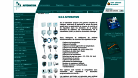 What Ses-automation.fr website looked like in 2020 (3 years ago)