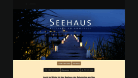 What Seehaus.de website looked like in 2020 (3 years ago)