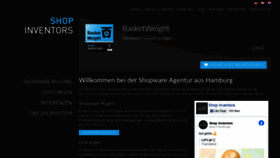 What Shopinventors.de website looked like in 2020 (3 years ago)