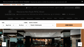 What Sheratonsaopaulowtc.com.br website looked like in 2020 (3 years ago)