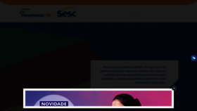 What Sesc-rs.com.br website looked like in 2020 (3 years ago)