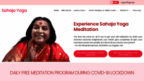 What Sahajayoga.co.in website looked like in 2020 (3 years ago)
