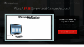 What Simpleleadcapture.com website looked like in 2020 (3 years ago)