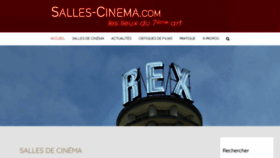 What Salles-cinema.com website looked like in 2020 (3 years ago)