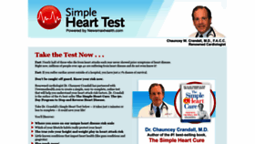 What Simplehearttest.com website looked like in 2020 (5 years ago)