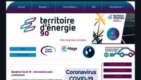 What Siagep90.fr website looked like in 2020 (3 years ago)