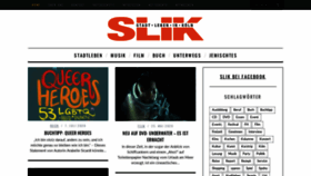 What Slik-magazin.de website looked like in 2020 (3 years ago)