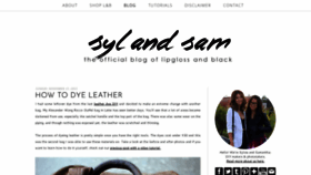 What Sylandsam.com website looked like in 2020 (3 years ago)