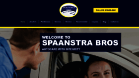 What Spaanstrabros.com website looked like in 2020 (3 years ago)