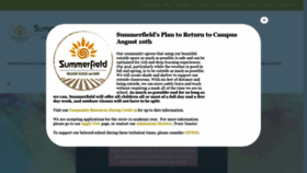 What Summerfieldws.org website looked like in 2020 (3 years ago)