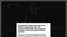 What Sportswearpro.com website looked like in 2020 (3 years ago)