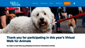 What Secure.animalhumanesociety.org website looked like in 2020 (3 years ago)