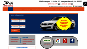 What Snaautorental.com website looked like in 2020 (3 years ago)