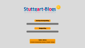What Stuttgart-blogs.de website looked like in 2020 (3 years ago)