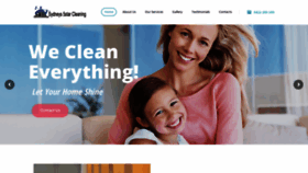 What Sydneys5starcleaning.com.au website looked like in 2020 (3 years ago)