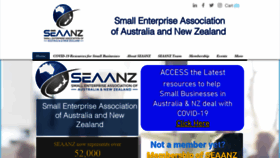 What Seaanz.org website looked like in 2020 (3 years ago)