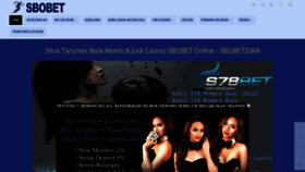 What Sbobet338a.asia website looked like in 2020 (3 years ago)