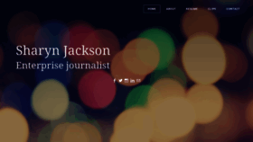 What Sharynjackson.com website looked like in 2020 (3 years ago)